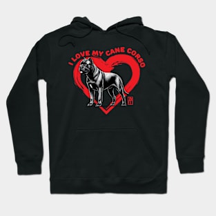 I Love My Cane Corso - I Love my dog - Dog - lion is a piece of cake Hoodie